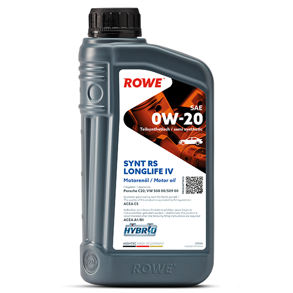 HIGHTEC SYNTH RS LONGLIFE IV SAE 0W-20 Rowe_Artikelbild_diehalle3.0_dershop3.0_1Liter HIGHTEC SYNTH RS LONGLIFE IV SAE 0W-20 Rowe_Artikelbild_diehalle3.0_dershop3.0_1Liter